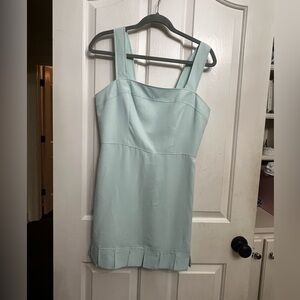 Amanda Uprichard Light Blue Mini Dress